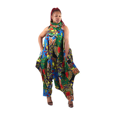 Harem Pant/Jumpsuit -Eco Couture (assorted prints)