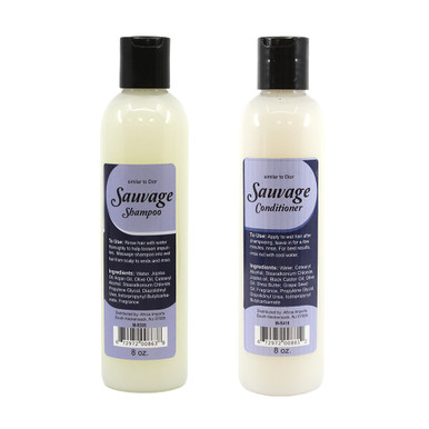 Dior Sauvage Shampoo & Conditioner Set (8 oz.) - Africa Imports