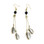 Buy Double Cowrie Brass Dangle Earrings thumbnail