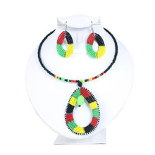 Buy Pan African Choker & Earring Set