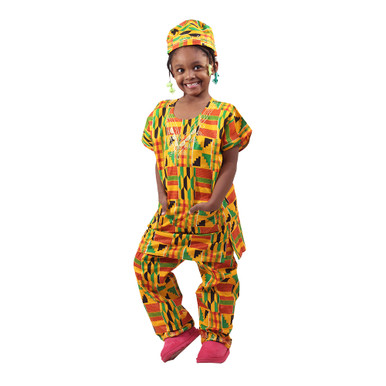 Children's Kente Pant Set - Children's Clothing - African Fashion