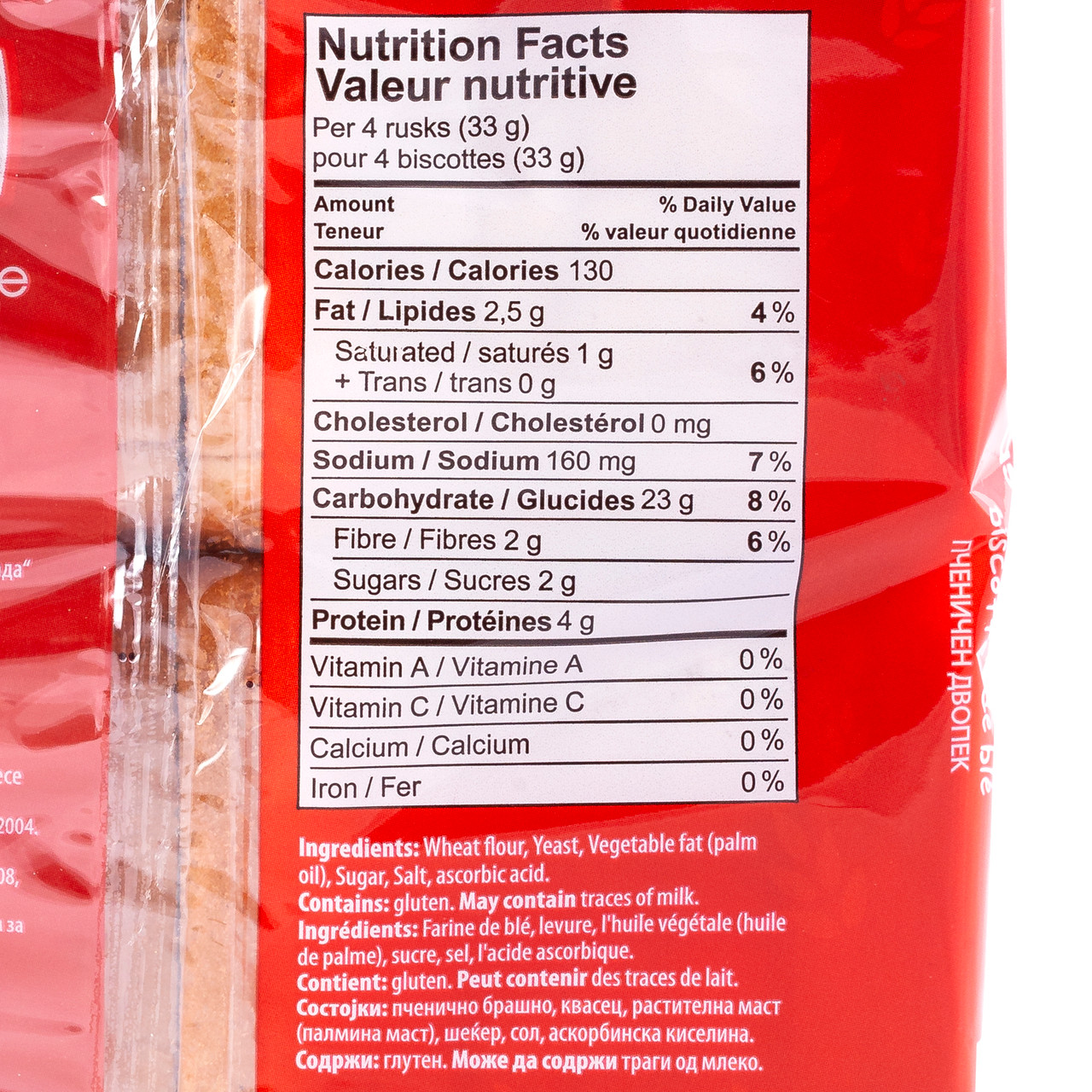 Elite Wheat Toast 250g Pack - Titan Foods