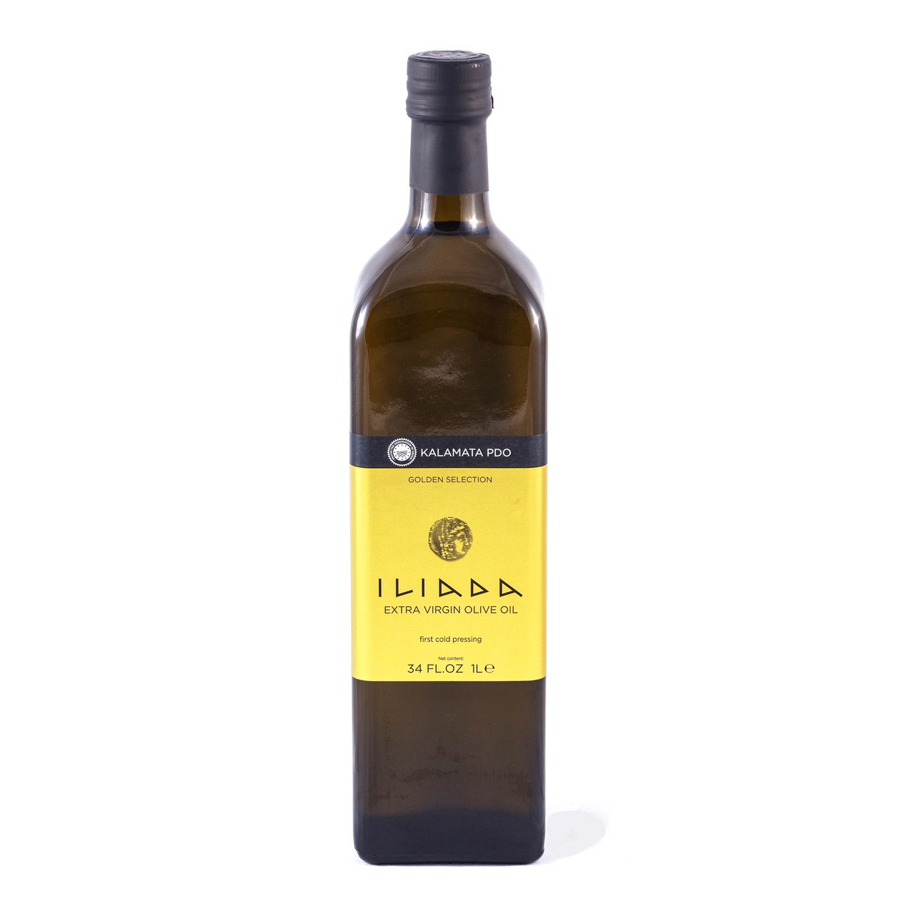 Iliada Golden Selection EVOO 1L Glass Bottle - Titan Foods