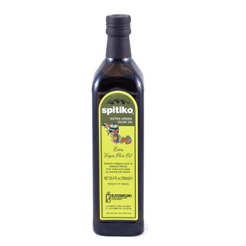 Spitiko EVOO 750ml Glass Bottle