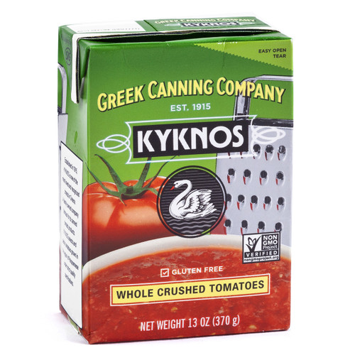 Kyknos Whole Crushed Tomatoes 370g Carton