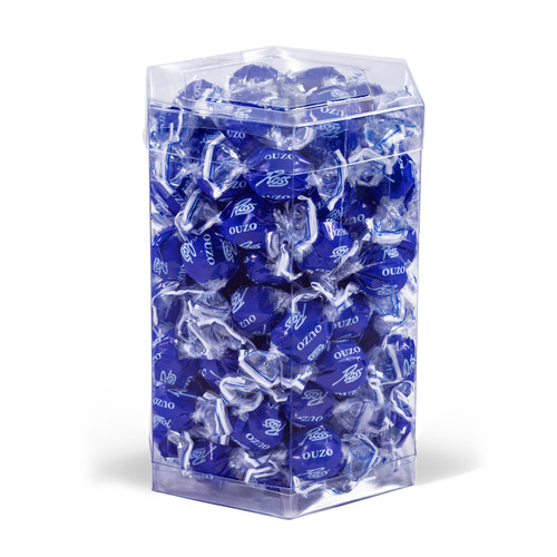 Optima Ouzo Flavored Hard Candy 15oz Box - Titan Foods