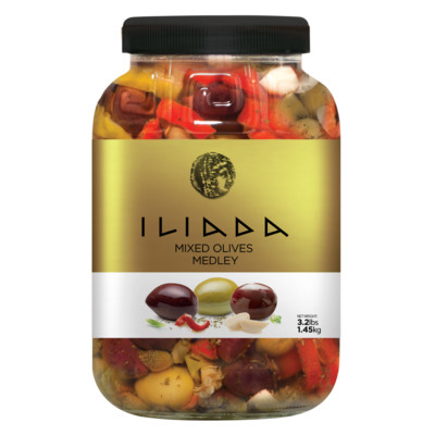 Iliada Mixed Olives Medley 1.45kg - Titan Foods