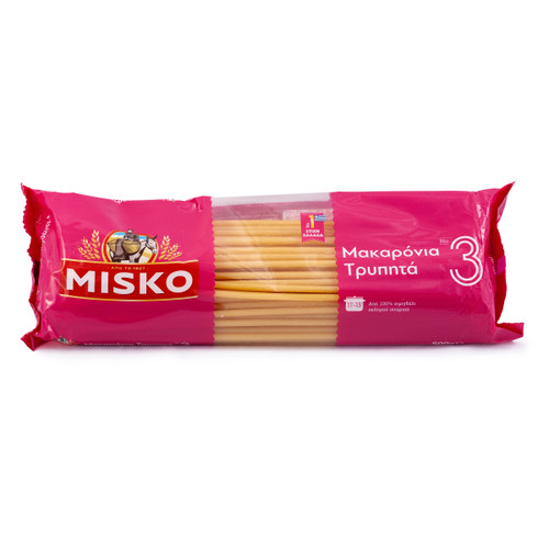 Thinner Greek Pasta for Pastichio | Misko Greek Pasta Macaroni No3
