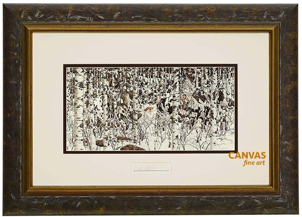 Bev Doolittle Woodland Encounter Matted Framed Wss L E Canvasfineart Com Bev Doolittle Woodland Encounter Matted Framed Wss L E Canvasfineart Com