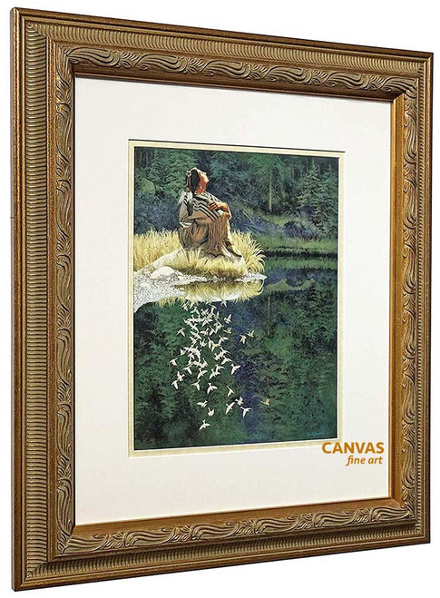 Bev Doolittle 'Let My Spirit Soar' Matted & Framed WSS L/E