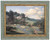 Larry Dyke "The Gate" Sheep Canvas Framed O/E