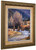 Martin Grelle 'Winter Camp' Art Print Framed O/E