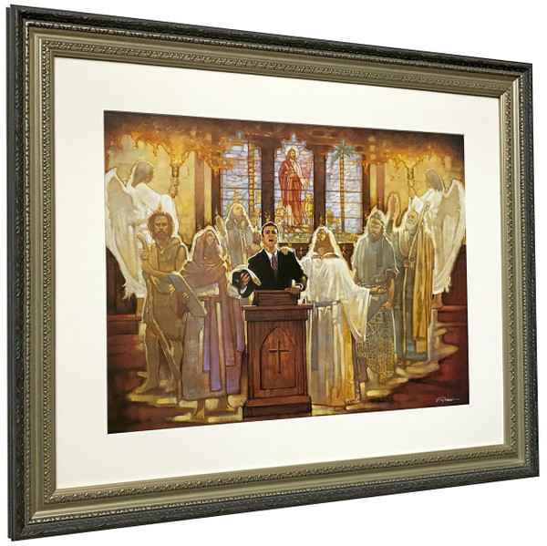 Ron DiCianni "The Legacy" Church Pastor Matted and Framed Fine Art Print