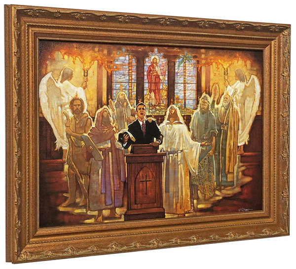 Ron DiCianni "The Legacy" Church Pastor Canvas Framed Art Print