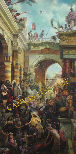 Tom duBois 'Hosanna' Jesus Canvas Signed & Numbered LE w/ COA