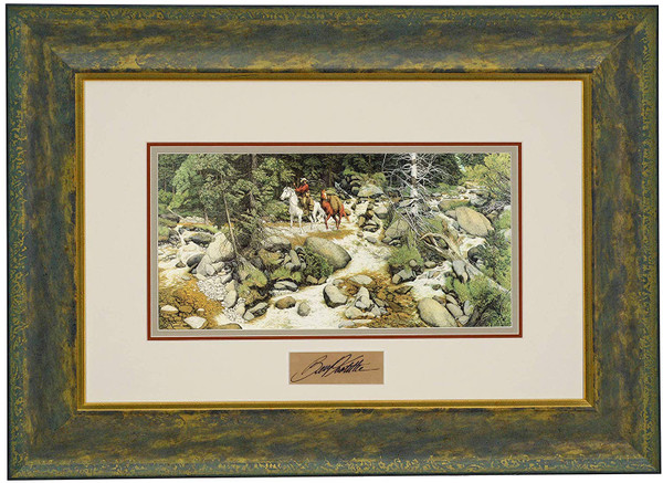 Bev Doolittle "The Forest Has Eyes" with Artist Signature Matted & Framed Print WSS L/E