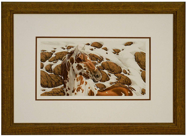 Bev Doolittle "Hide and Seek - A" Pinto Matted and Framed L/E
