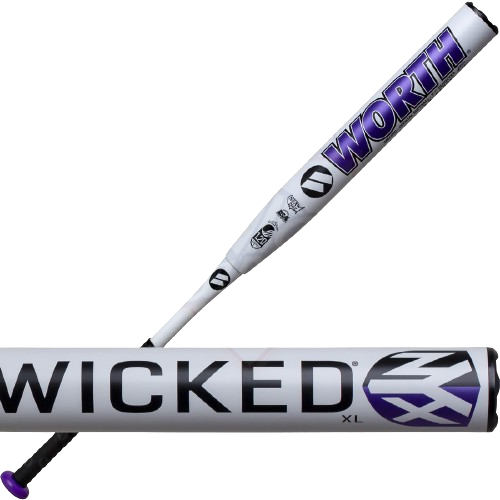 Batte De Softball Worth Wicked XL - 34 Pouces, 27 Oz, Senior, Modèle 2019, Occasion