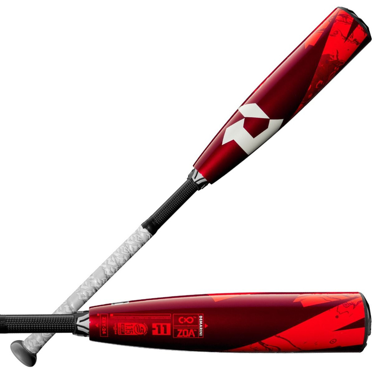 2024 DeMarini Zoa USSSA Junior Big Barrel Baseball Bat, -11 Drop 