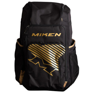 Miken Gold Series Deluxe Slowpitch Backpack, MK-MBA004BG Miken Gold Series Deluxe Slowpitch Backpack, MK-MBA004BG