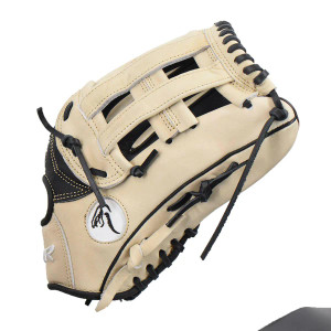 2023 Viper Premium Leather 12.5"-15" Slowpitch Softball Fielding Glove, VIP-H-SL-BE-BLK