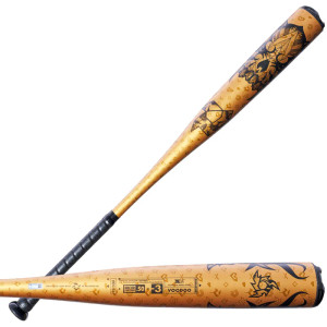 2023 DeMarini Voodoo One Gold BBCOR Baseball Bat, -3 Drop, VOC-23, WBD2352010 2023 DeMarini Voodoo One Gold BBCOR Baseball Bat, -3 Drop, VOC-23, WBD2352010