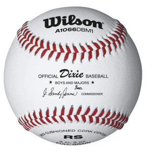 Wilson Dixie Boys Majors Baseball, One Dozen, WTA1066BDBM1D