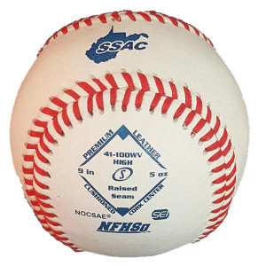 Spalding Official WVSSAC NFHS-NOCSAE Baseball, One Dozen,  WC41100WV