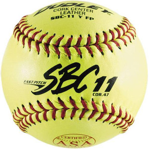 Dudley SBC11 USA (ASA) 11" Fastpitch Softball, One Dozen,  4Y611