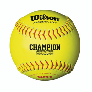 Wilson USA (ASA) Poly Core 12" Fastpitch Softball, One Dozen,  A9031B