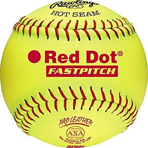 Rawlings Red Dot USA (ASA)/ NFHS 12" Fastpitch Softball, One Dozen, PX2RYLAH Rawlings Red Dot USA (ASA)/ NFHS 12" Fastpitch Softball, One Dozen, PX2RYLAH