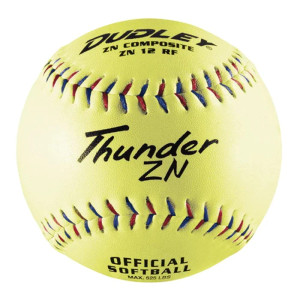 Dudley Thunder ZN 12” Slowpitch Softball, One Dozen, 43055 Dudley Thunder ZN 12” Slowpitch Softball, One Dozen, 43055