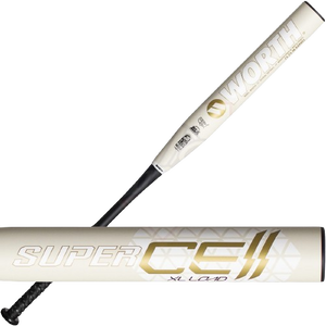 2022 Worth Limited Edition SuperCell Gold XL USSSA Slow Pitch Softball Bat, 13.25 in Barrel,  WSG22U