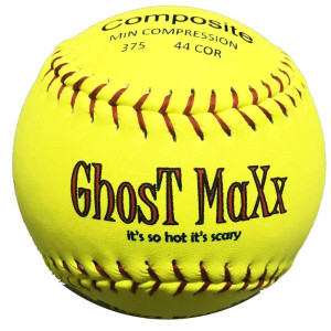 Short Porch Ghost MaXx 44/375 Slow Pitch Softball (Dozen), SP-GHOST-MAXX-44/375 Short Porch Ghost MaXx 44/375 Slow Pitch Softball (Dozen), SP-GHOST-MAXX-44/375
