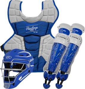 Rawlings Intermediate Royal/White VELO 2.0 Catcher's Gear Box Set, CSV2I-R/W Rawlings Intermediate Royal/White VELO 2.0 Catcher's Gear Box Set, CSV2I-R/W