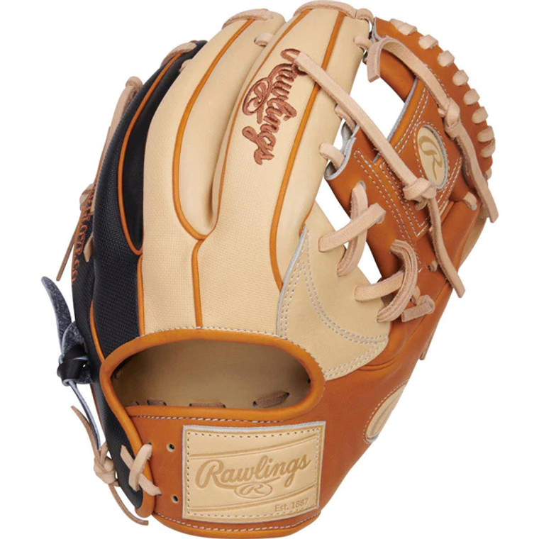 2022 Rawlings Pro Preferred Heart of the Hide Hybrid 11.5" Infield Baseball Glove, PRO934-2CTB