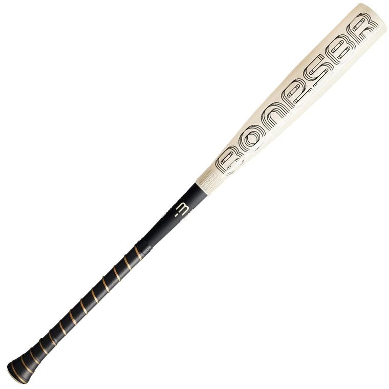 2023 Warstic Bonesaber Hybrid BBCOR Baseball Bat, -3 Drop, 2-5/8 in Barrel, MBBSRHB23WH33