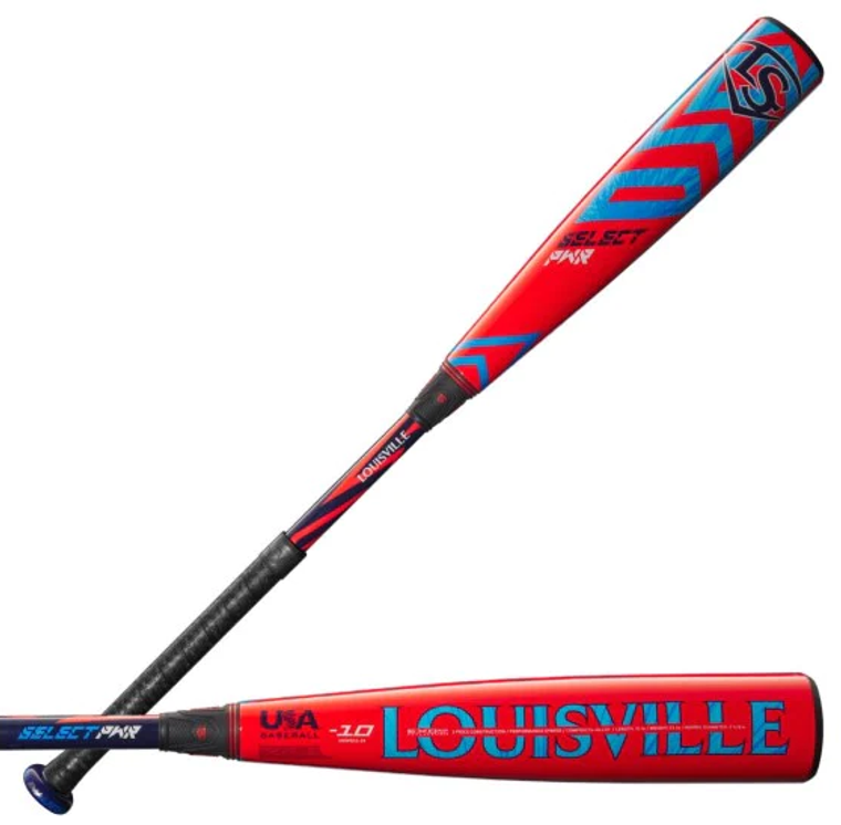 2024 Louisville Slugger Select PWR USA Youth Baseball Bat, -10 Drop, 2-5/8 in Barrel, UBSPB10-24, WBL2818010