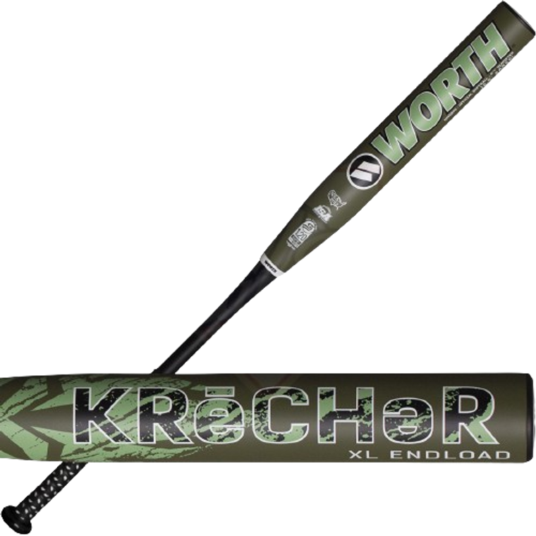 2022 Worth Shannon Smith KReCHeR XL USSSA Slow Pitch Softball Bat, 12.5 in Barrel, WSS22U