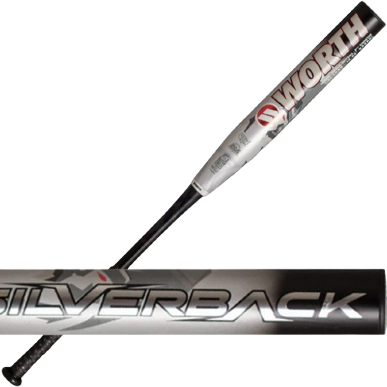 2022 Worth Silverback XL USSSA Slow Pitch Softball Bat, 12.25 in Barrel, WSB22U