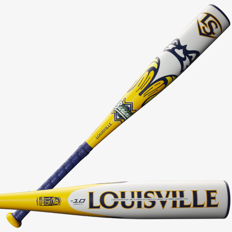 2025 Louisville Slugger Savannah Bananas USSSA Junior Big Barrel Baseball Bat, -10 Drop, 2-3/4 in Barrel, WBL4006010