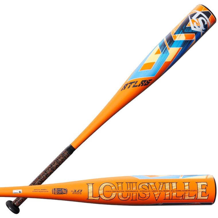 2023 Louisville Slugger Atlas Alloy USSSA Baseball Bat, -10 Drop, 2-3/4 in Barrel, ATX10-23, WBL2654010