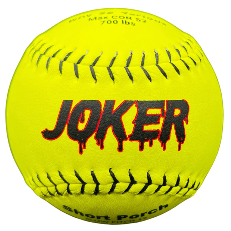 Short Porch JOKER 52/700 Composite Slow Pitch Softball (Dozen),  SP-JOKER-52/700