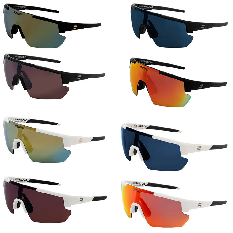 Marucci Shield 2.0 On-Field Performance Sunglasses, MSNVSHIELD2