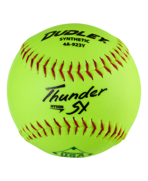 Dudley Thunder SY HYCON 11" USA/ASA Synthetic Slowpitch Softballs (DOZEN), 4A923Y