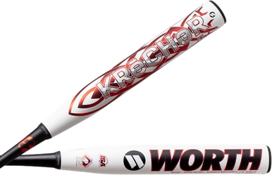 Batte De Softball Worth Krecher XL 2023 - 34 Pouces, 26 Oz, End Loaded, Pour Lancer Lent