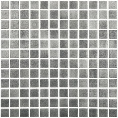 FOG DARK GREY 515 NIEBLAS • Colors Collection by Vidrepur • Recycled Mosaic 1" x 1" Glass Tiles