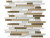 Bamboo Bliss Collection by Anatolia Tile & Stone Staggered Glass Stone Linear Blend Mosaics