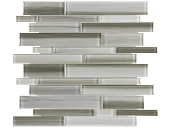 Bliss Fusion by Anatolia Tile & Stone Clay Random Strip Mosaics Bliss Fusion by Anatolia Tile & Stone Clay Random Strip Mosaics