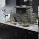 Bliss Linear by Anatolia Smoky Mica Random Strip Mosaic